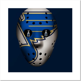 Blues Stanley Cup Mask Posters and Art